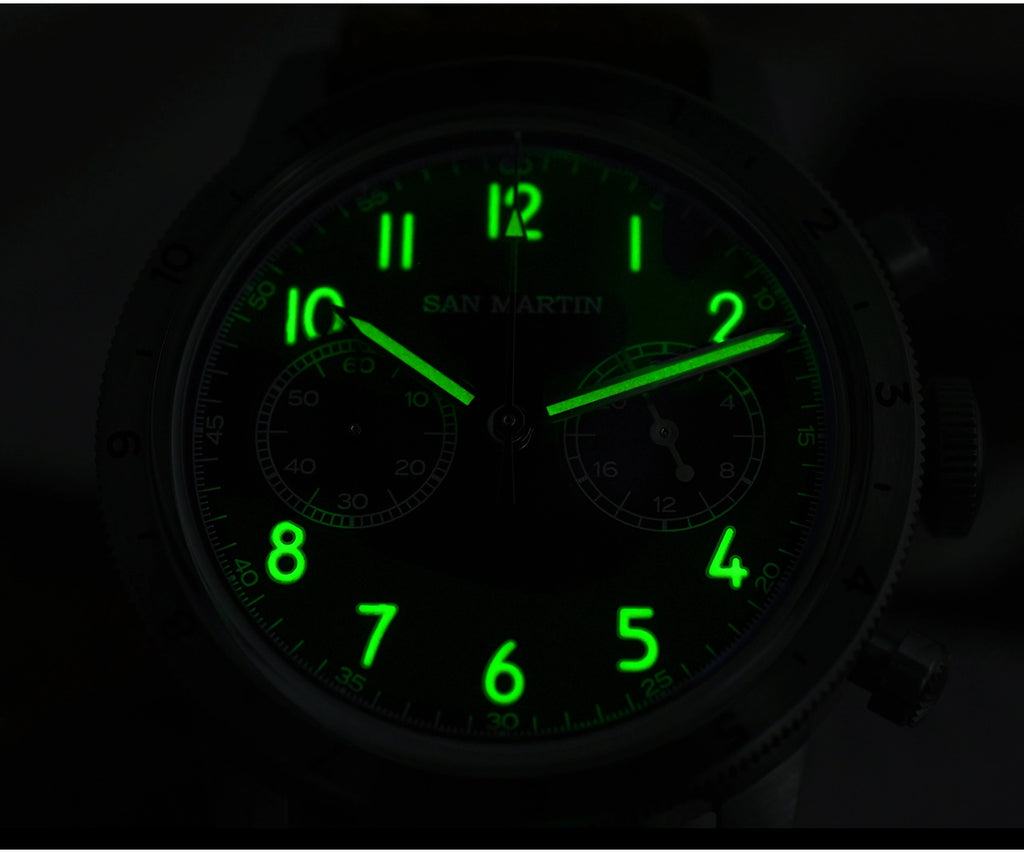 San Martin SN0127G 39.5mm Seiko VK64