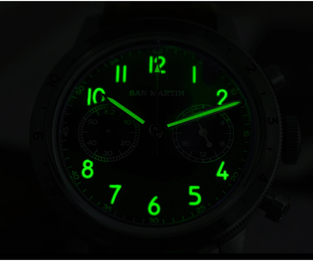 San Martin SN0127G 39.5mm Seiko VK64