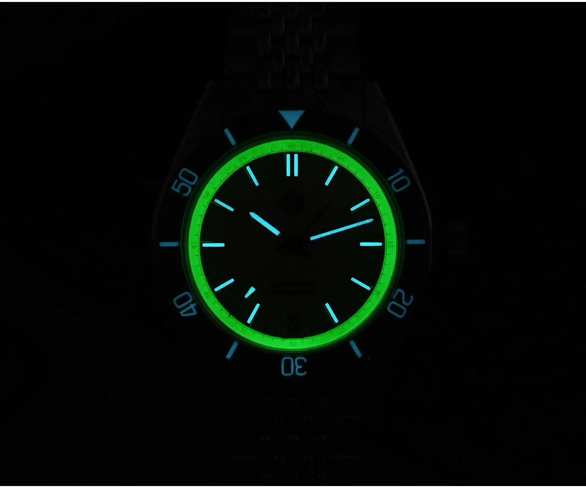 San Martin SN0116B-0/1/2 39.5mm Sapphire Crystal Seiko NH35