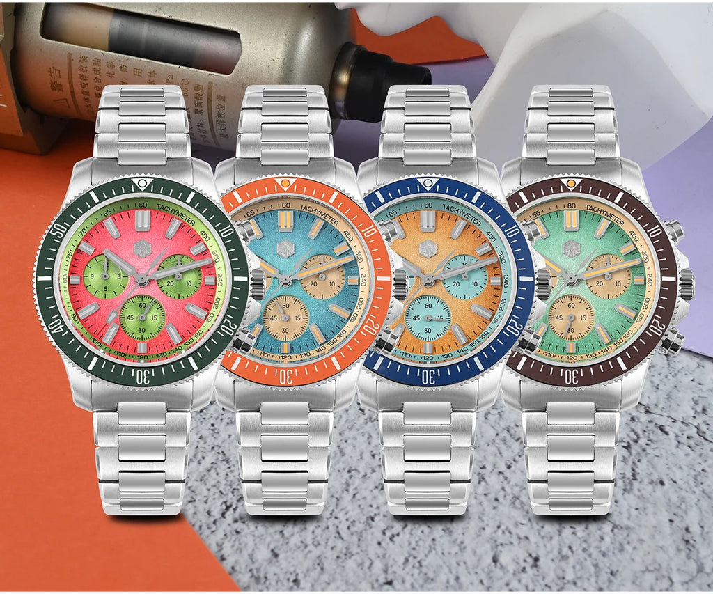 San Martin SN0118G-JS 40mm Peacock SL-4801