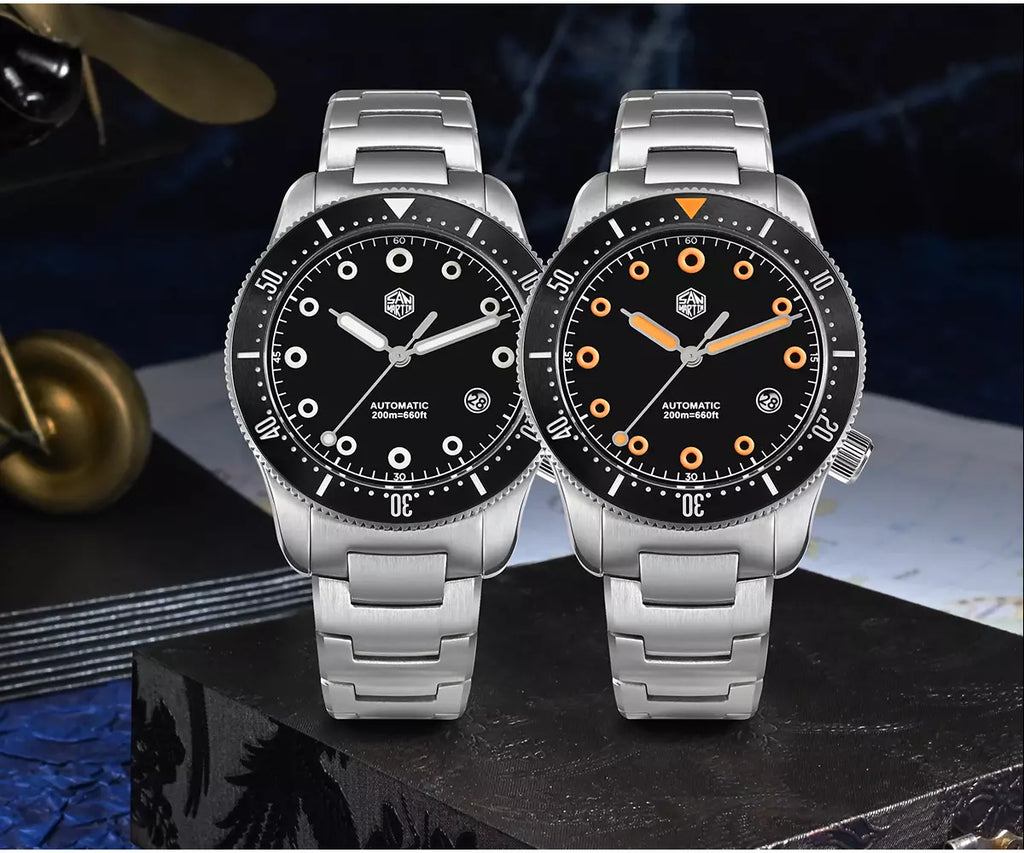 San Martin SN0142G 39.5mm Seiko YN55