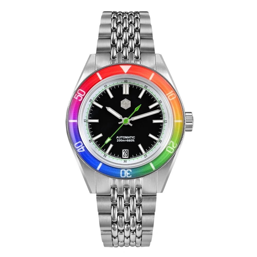 San Martin SN0116B-0/1/2 39.5mm Sapphire Crystal Seiko NH35