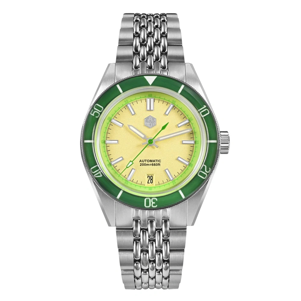 San Martin SN0116B-0/1/2 39.5mm Sapphire Crystal Seiko NH35