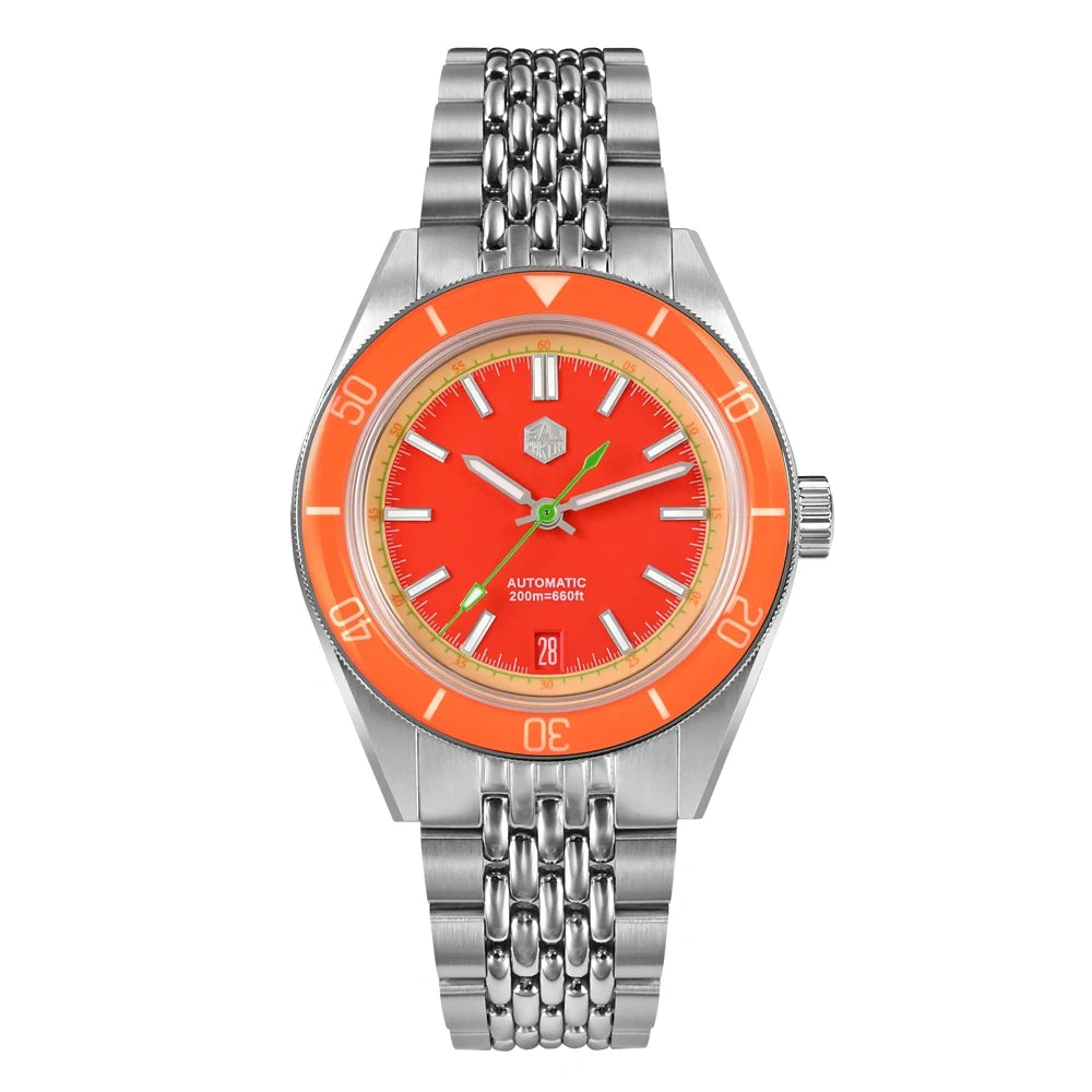 San Martin SN0116B-0/1/2 39.5mm Sapphire Crystal Seiko NH35