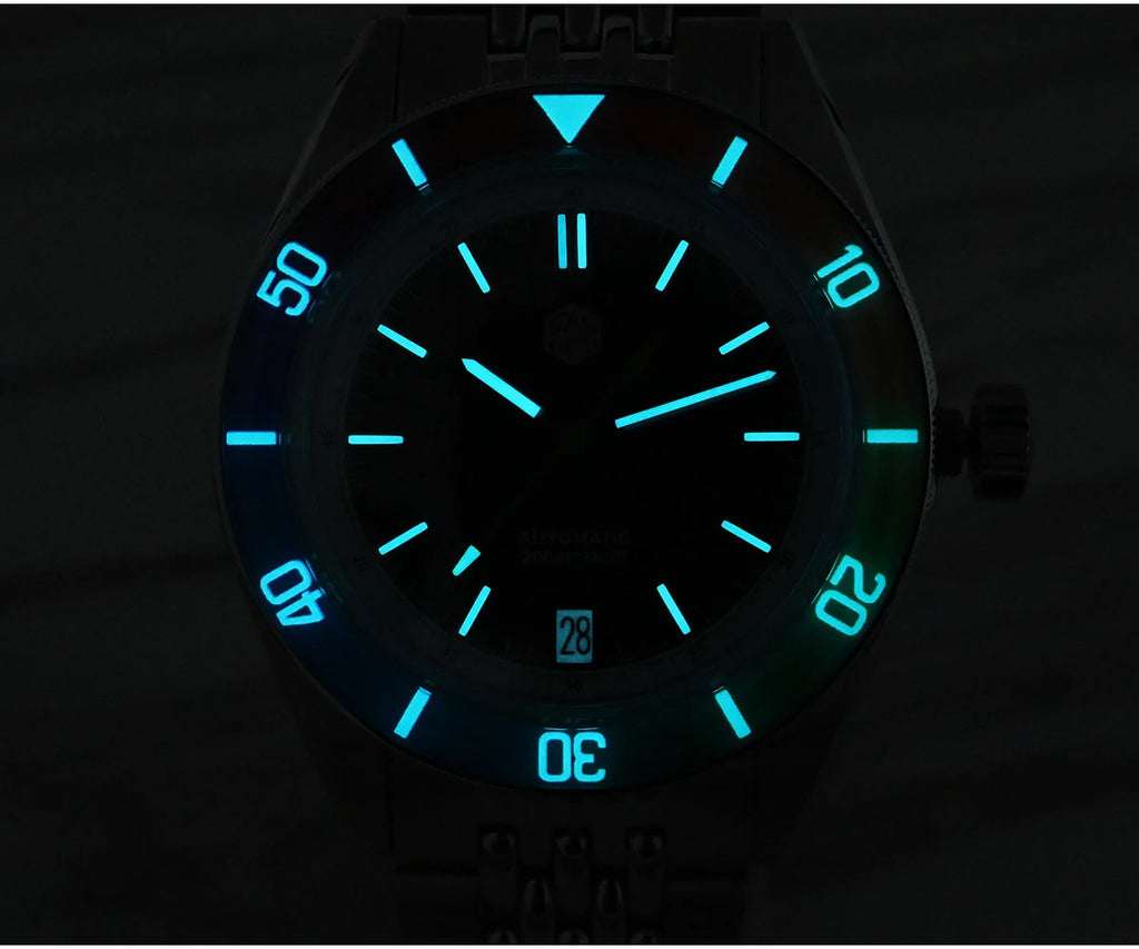 San Martin SN0116B-0/1/2 39.5mm Sapphire Crystal Seiko NH35